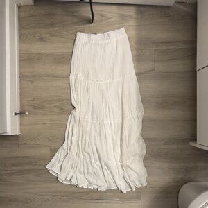 Princess Polly | Garden party maxi skirt white
